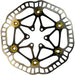 Aztec Stainless Steel Semi-floating Disc Rotor 160mm - Silver Black , 160mm
