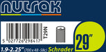 Nutrak 29 X 1.9 - 2.25 inch Schrader inner tube