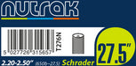 Nutrak 27.5" or 650B x 2.2 - 2.5 Schrader inner tube