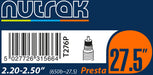 Nutrak 27.5" or 650B x 2.2 - 2.5 Presta inner tube