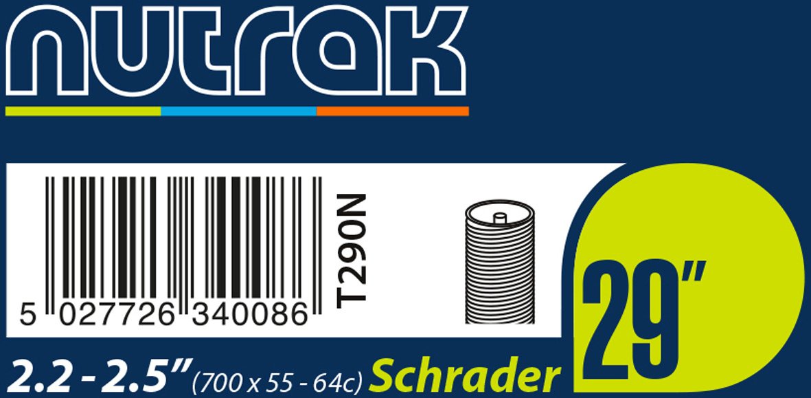 Nutrak 29 X 2.2 - 2.5 inch Schrader inner tube