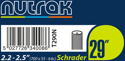 Nutrak 29 X 2.2 - 2.5 inch Schrader inner tube