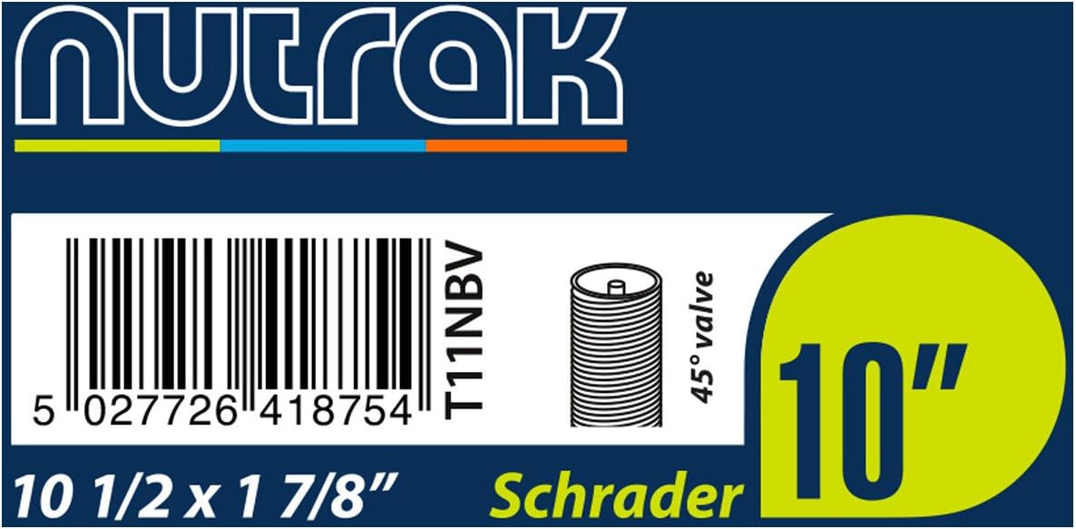 Nutrak 10 1/2 x 1 7/8 inch (270 x 47-203) Schrader inner tube with 45 degree valve