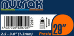 Nutrak 29 inch x 2.5 - 3.0 Presta inner tube