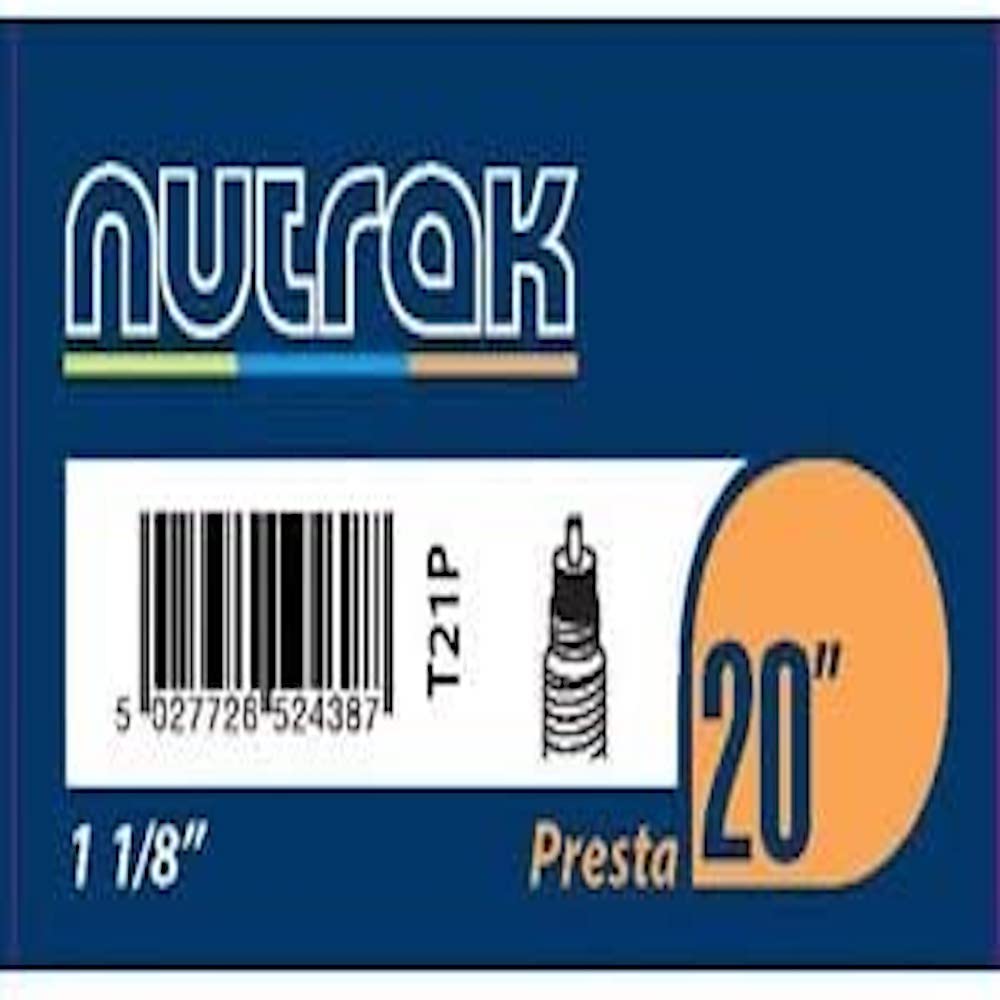 Nutrak 20 x 1 1/8 inch Presta inner tube (28-451)