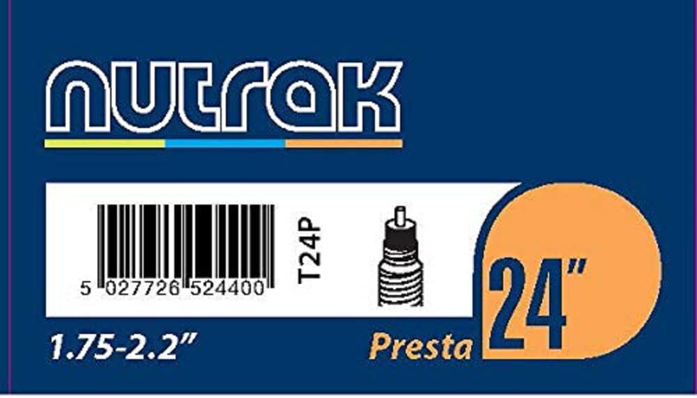 Nutrak 24 x 1.75 - 2.125 inch Presta inner tube