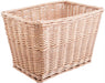 M Part Spitalfields rectangular wicker basket with mounting plates
