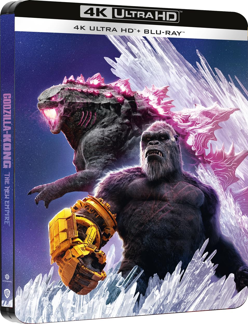 GODZILLA E KONG - IL NUOVO IMPERO STEELBOOK 1 (4K Ultra HD + Blu-ray)