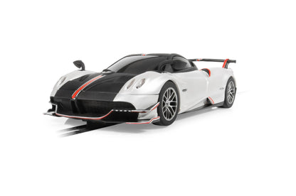 Scalextric Metallic Pearl White, C4399 Pagani Huayra BC Roadster, Slot Car-Street & Rally