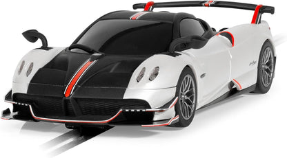 Scalextric Metallic Pearl White, C4399 Pagani Huayra BC Roadster, Slot Car-Street & Rally