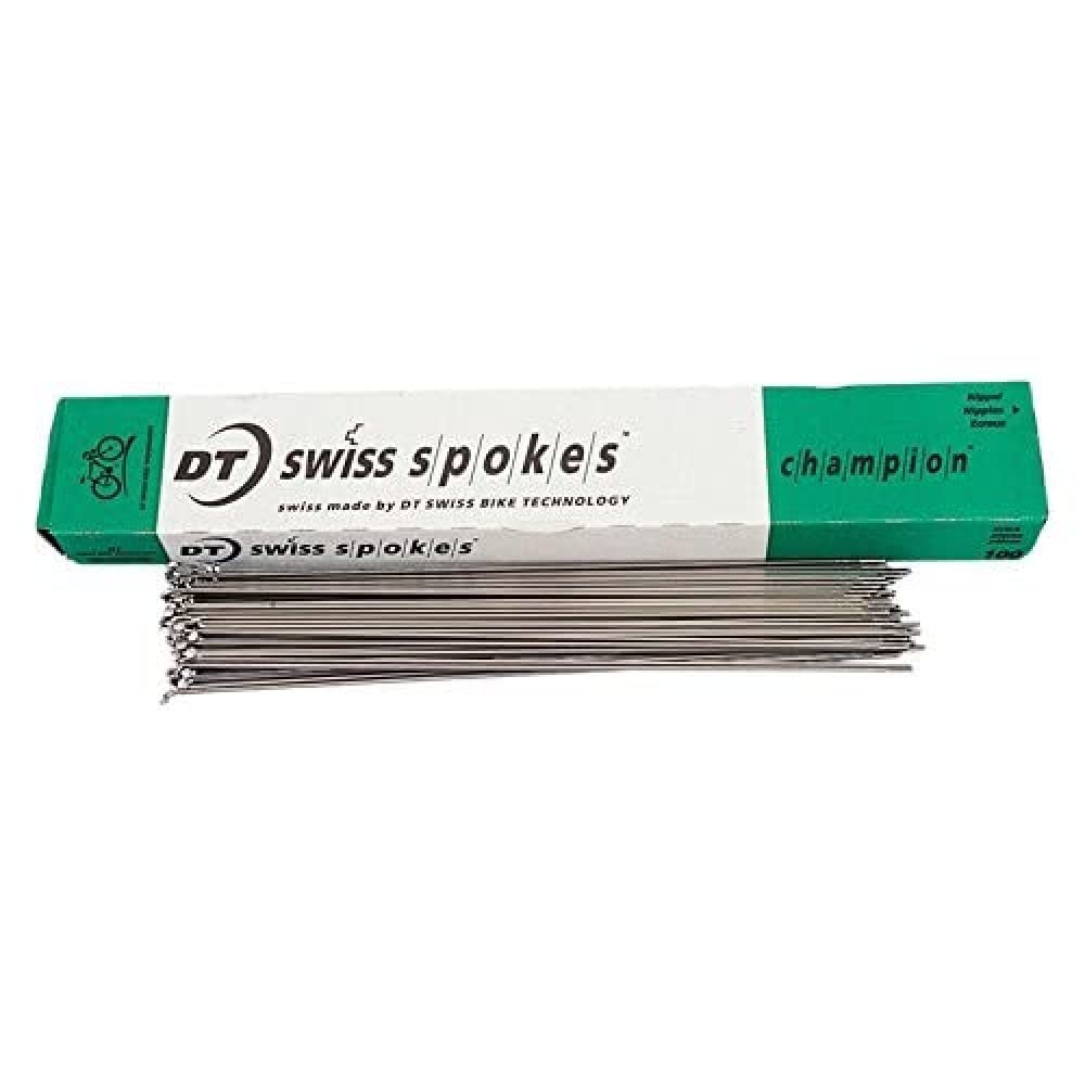 DT Swiss Champion silver spokes 14 g = 2 mm box 100, 255 mm