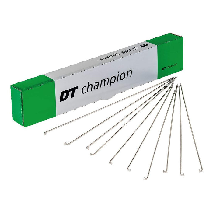 DT Swiss Champion silver spokes 14 g = 2 mm box 100, 262 mm