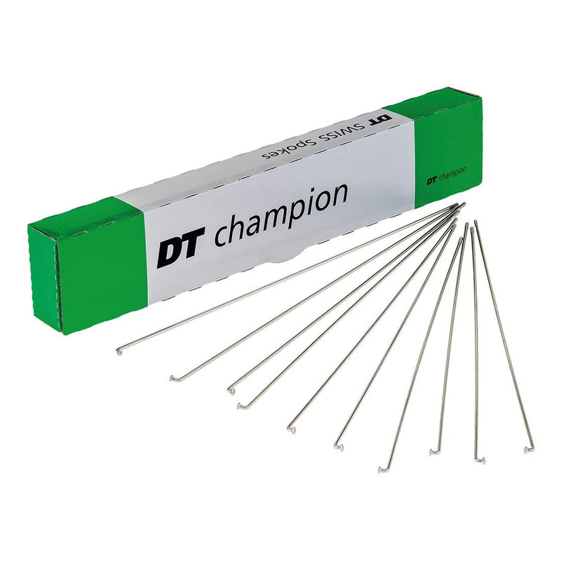 DT Swiss Champion silver spokes 14 g = 2 mm box 100, 288 mm