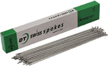 DT Swiss Champion silver spokes 14 g = 2 mm box 100, 302 mm