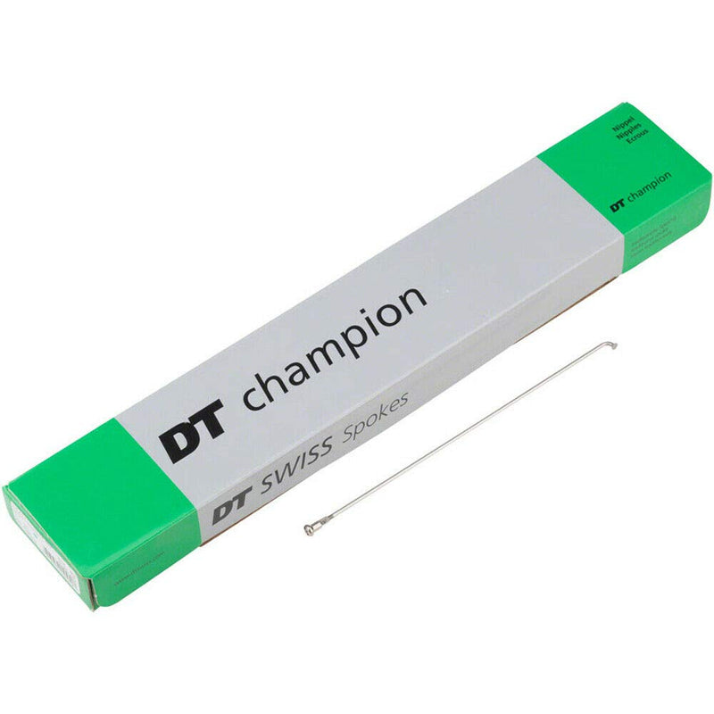 DT Swiss Champion silver spokes 14 g = 2 mm box 100, 186 mm