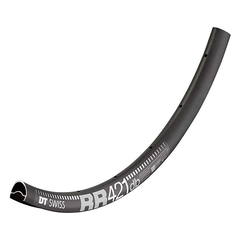 DT Swiss RR 421 asymmetric DB SBWT 24 hole Presta-drilled disc brake black