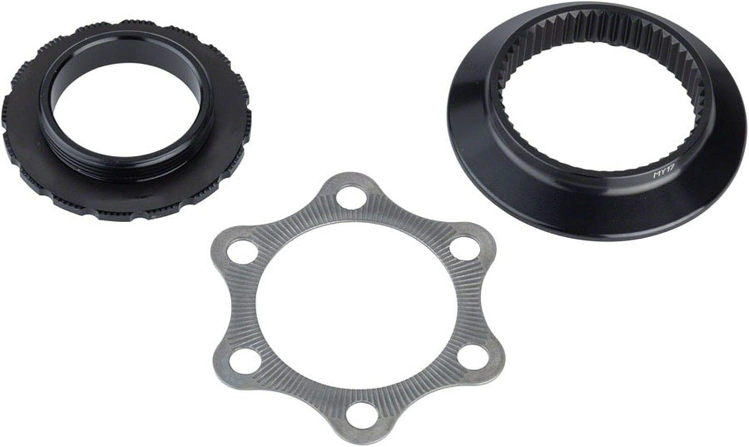 DT Swiss Centre-Lock to 6-bolt fitting adapter for Road, QR, 9 or 12 mm Axles