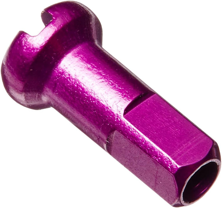 DT Swiss 2 x 12 mm Alloy Nipples Purple (Box of 100)