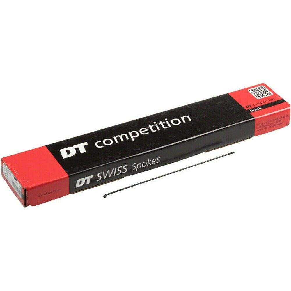 DT Swiss Competition black spokes 14 / 15 g = 2 / 1.8 mm box 100, 254 mm