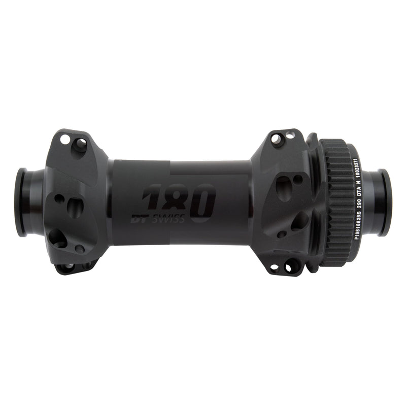 DT Swiss 180 Straight Pull front disc Centre-Lock 100 x 12 mm, 24 hole black