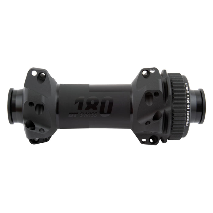 DT Swiss 180 Straight Pull front disc Centre-Lock 100 x 12 mm, 24 hole black