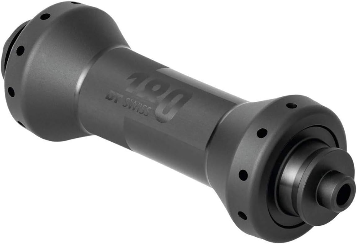 DT Swiss 180 Straight Pull front 100 mm Q/R, 20 hole black