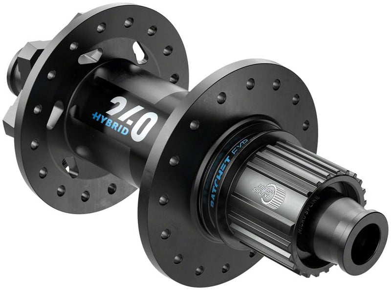 DT Swiss Hybrid 240 Classic rear 6-bolt 148 x 12 mm Boost, MICRO SPLINE, 32 hole, black