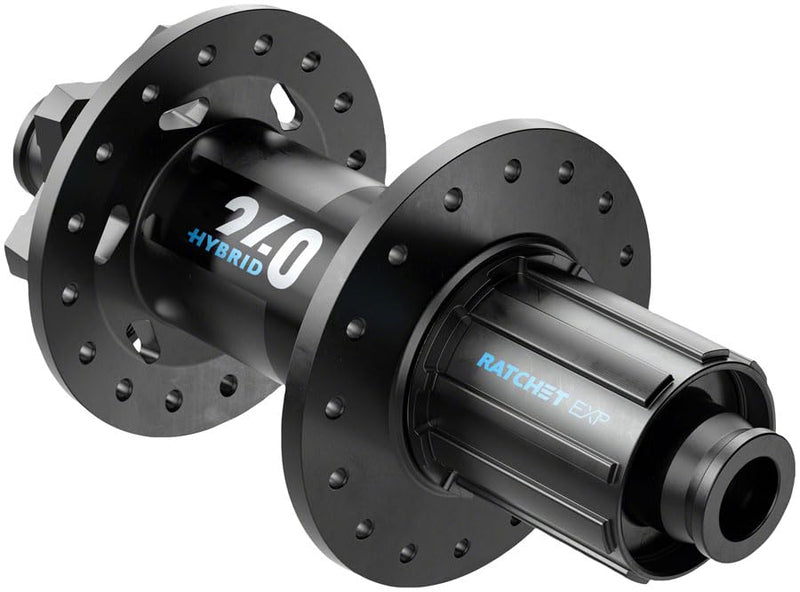 DT Swiss Hybrid 240 Classic rear 6-bolt 148 x 12 mm Boost, Shimano HG, 32 hole, black