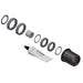 DT Swiss Ratchet LN conversion kit for 3-Pawl hubs, MTB, 18-tooth, Shimano HG Hybrid Stee