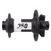 DT Swiss 350 Classic front disc 6 bolt 100 x 15 mm, 32 hole, black