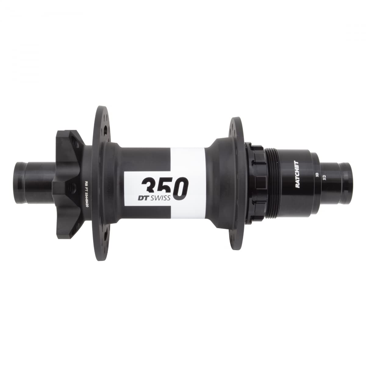 DT Swiss 350 Classic rear disc 6 bolt 148 x 12 mm Boost, SRAM XD, 28 hole, black
