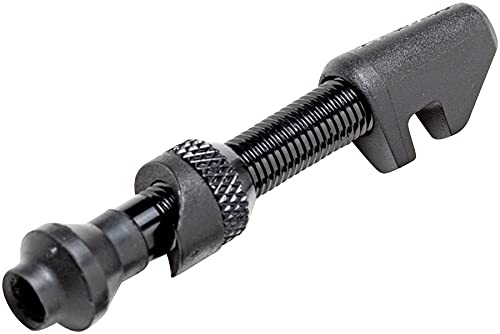 DT Swiss Lightweight alu tubeless valve for 18-25 mm deep asymmetrical rims - black