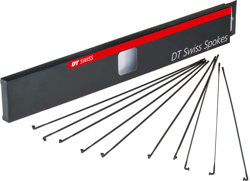 DT Swiss Aero Comp 14 / 15 / 14 g = 2 / 2.3 x 1.2 / 2 mm box 20, black 255 mm