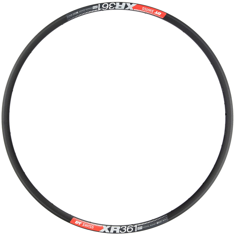 DT Swiss XR 361 asymmetric SBWT disc-specific 32 hole Presta-drilled black - 27.5"