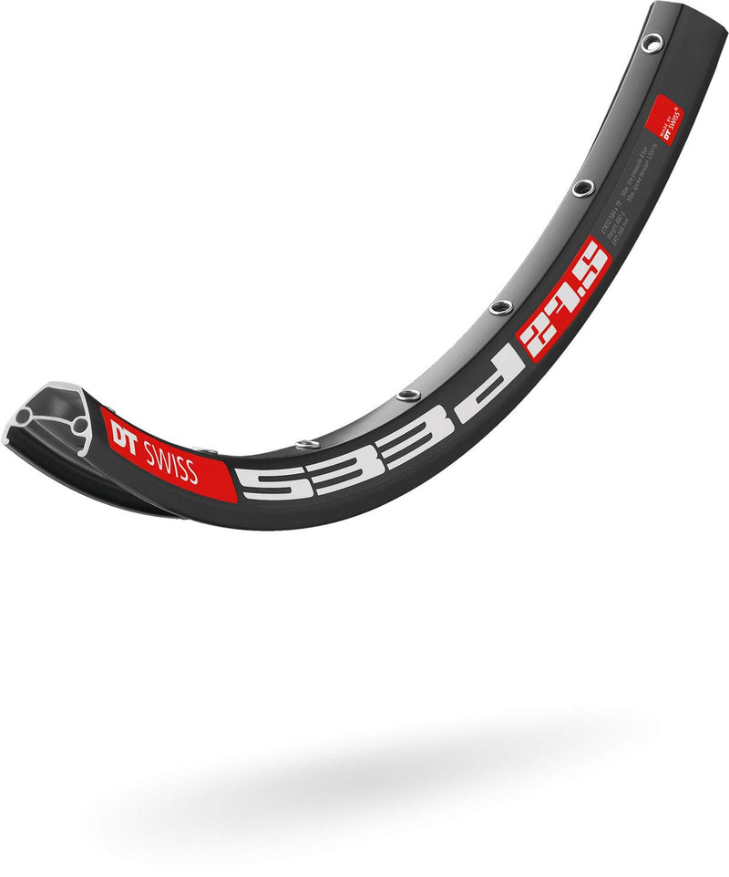 DT Swiss 533d pin-joined 28 hole Presta-drilled black - 650b
