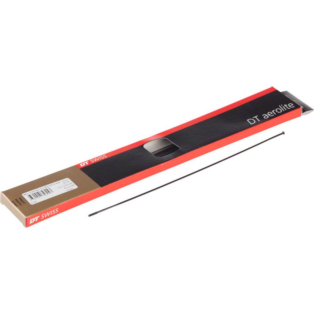 DT Swiss Aero Lite Straight Pull Spokes 14 g = 2 mm box 20, black,294 mm