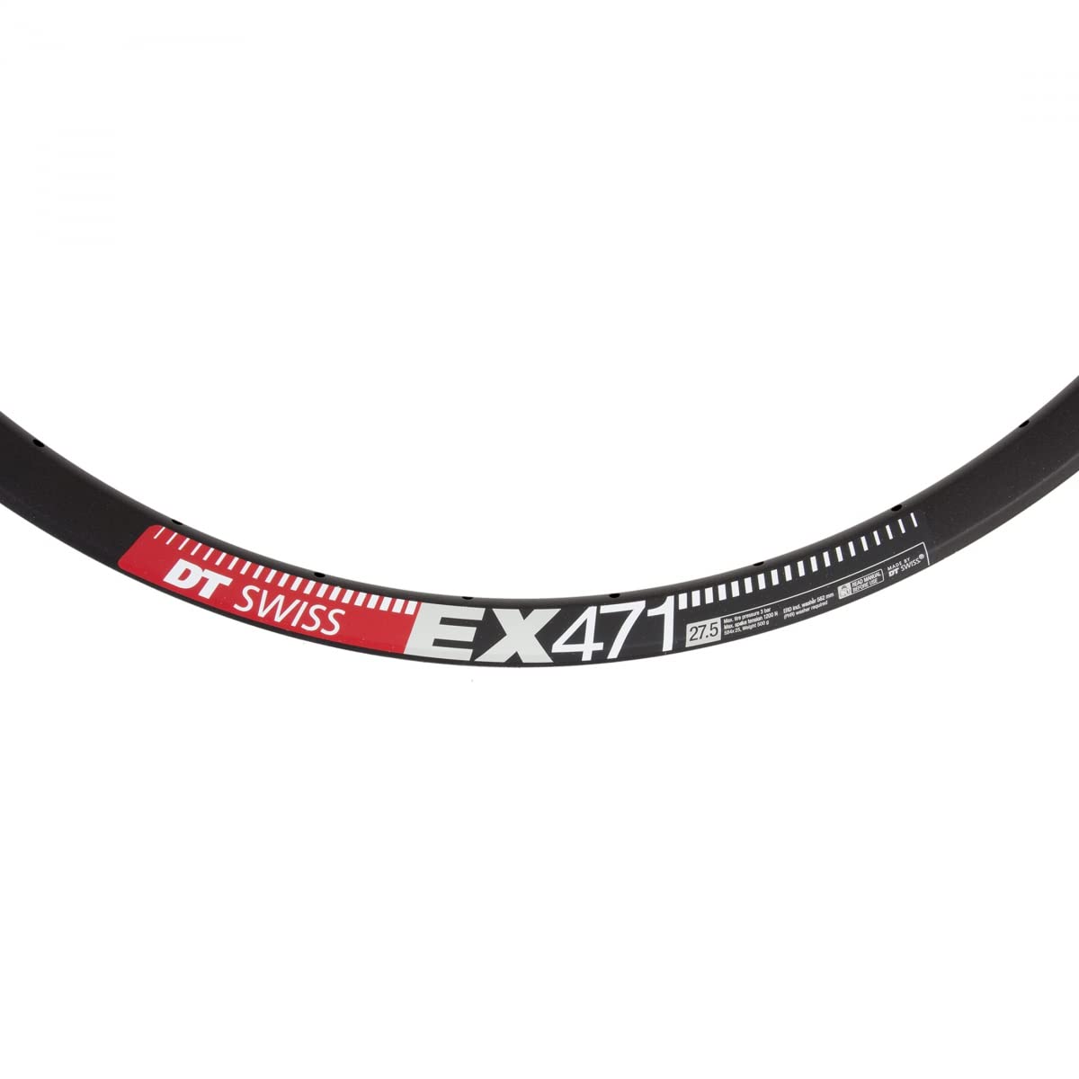DT Swiss EX 471 SBWT disc-specific 32 hole Presta-drilled black - 650b