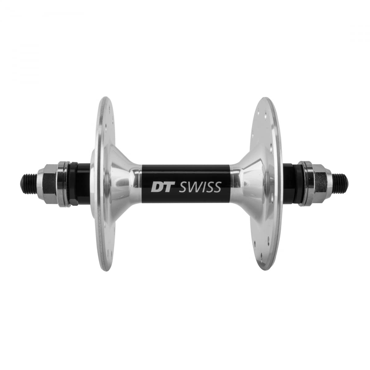 DT Swiss Track front hub, 100 mm bolt on, 20 hole silver
