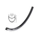 DT Swiss RR 411 SBWT 24 hole Presta-drilled black