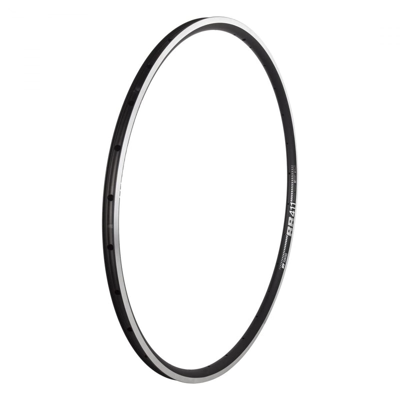 DT Swiss RR 411 asymmetric SBWT 28 hole Presta-drilled black