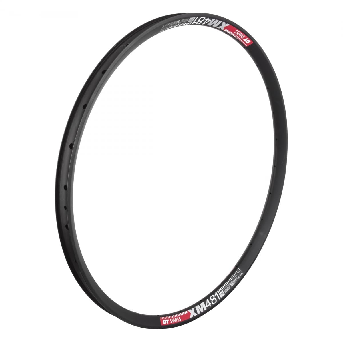 DT Swiss XM 481 SBWT disc-specific 28 hole Presta-drilled black - 27.5 inch