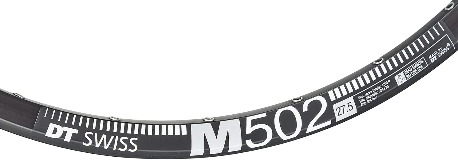DT Swiss M 502 Sleeve-joined disc-specific 32 hole Presta-drilled black - 27.5 inch