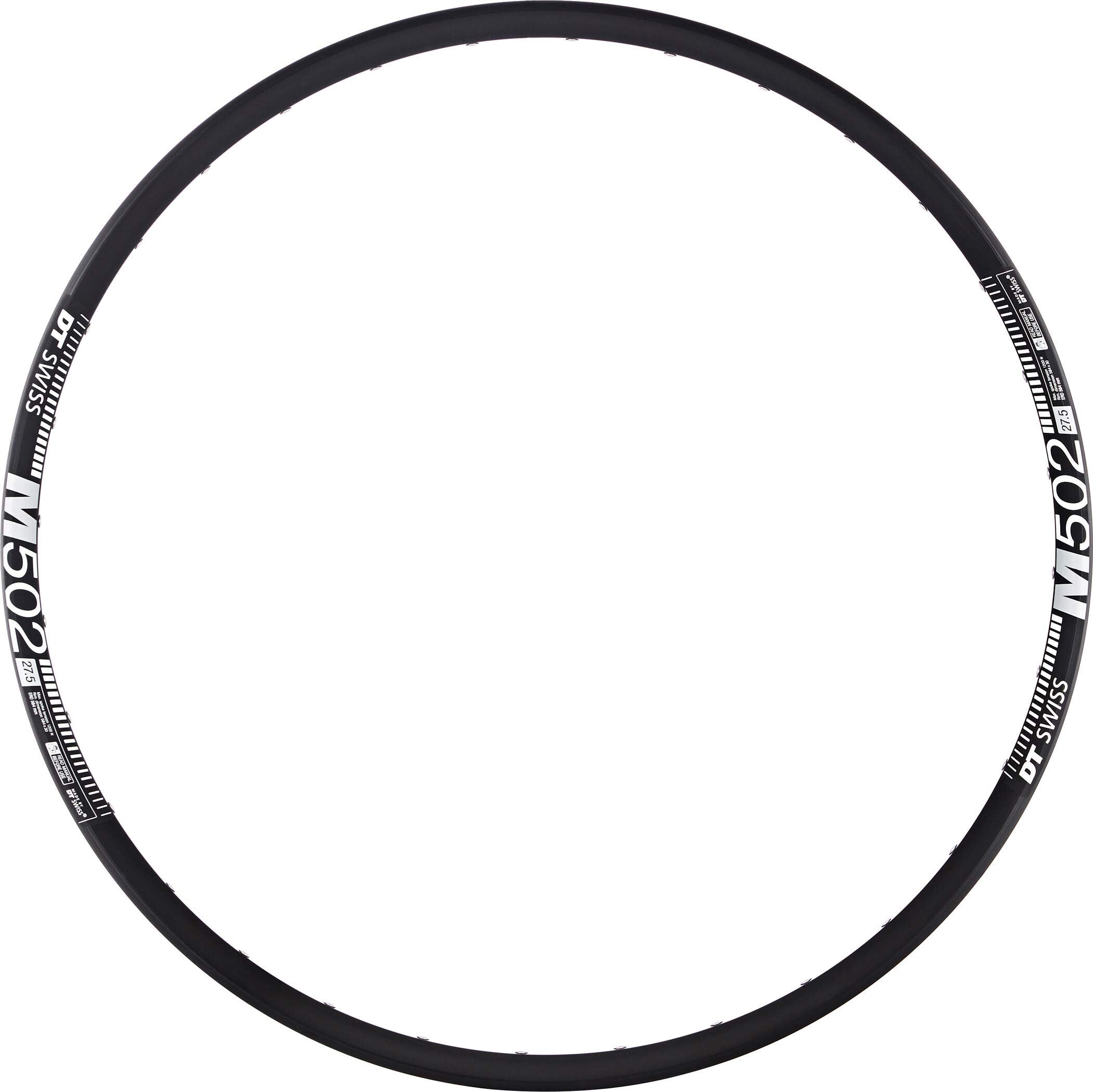 DT Swiss M 502 Sleeve-joined disc-specific 32 hole Presta-drilled black - 27.5 inch