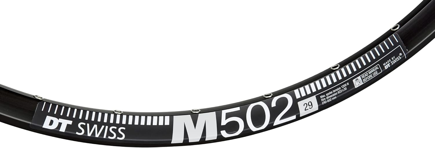 DT Swiss M 502 Sleeve-joined disc-specific 28 hole Presta-drilled black - 29"