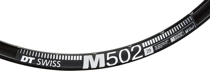 DT Swiss M 502 Sleeve-joined disc-specific 28 hole Presta-drilled black - 29"
