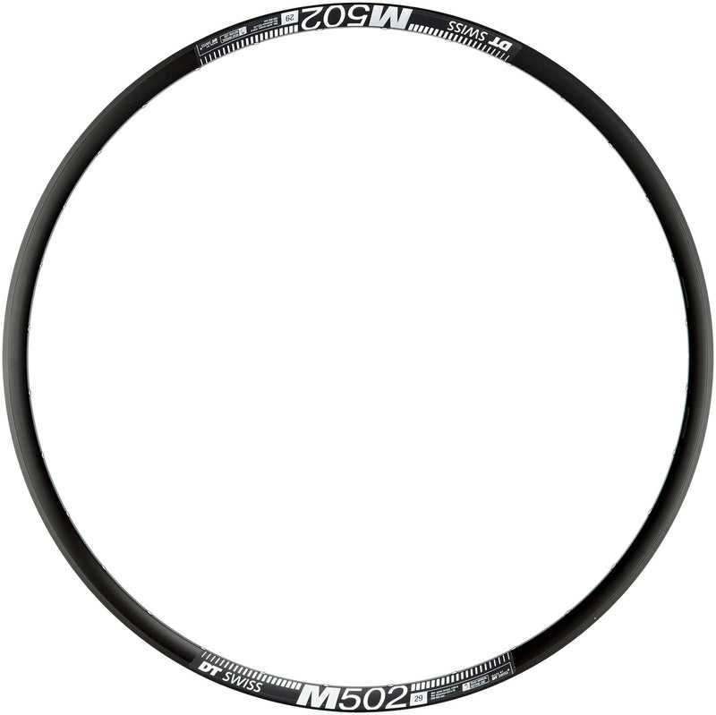 DT Swiss M 502 Sleeve-joined disc-specific 28 hole Presta-drilled black - 29"