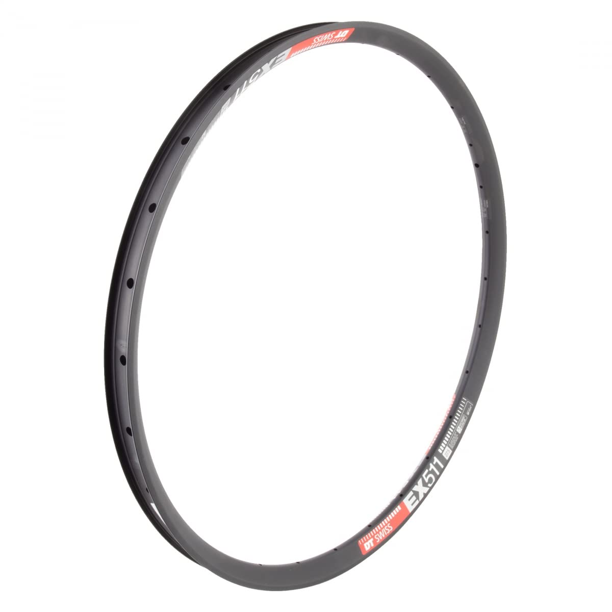 DT Swiss EX 511 SBWT disc-specific 28 hole Presta-drilled black - 27.5 inch