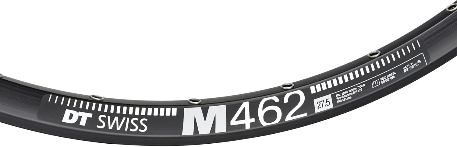 DT Swiss M 462 Sleeve-joined disc-specific 32 hole Presta-drilled black - 27.5"