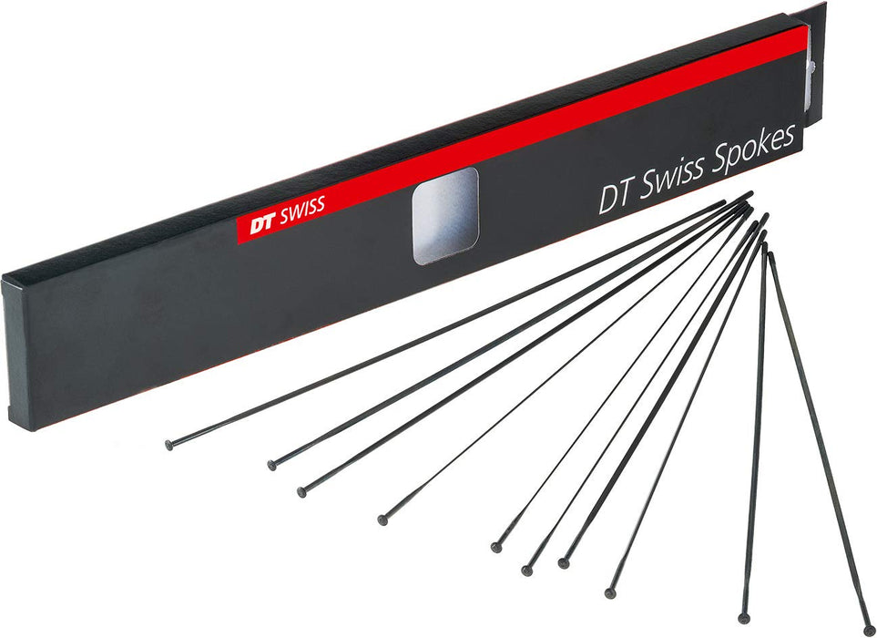 DT Swiss New Aero Straight Pull Spokes 14 g = 2 mm box 20, black, 288 mm