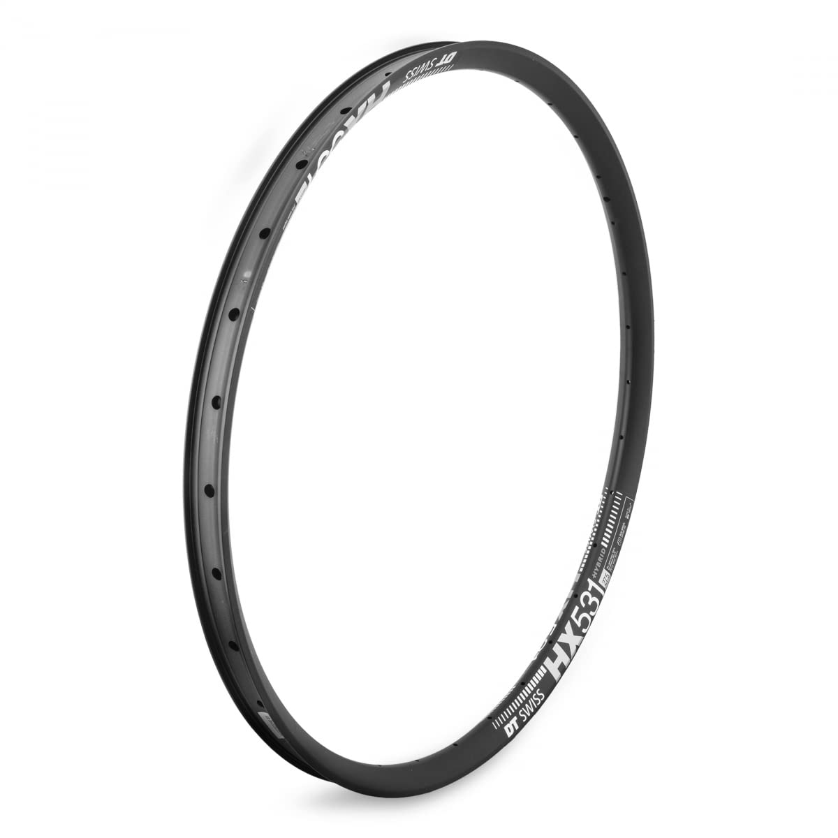 DT Swiss HX 531 Hybrid SBWT disc-specific 32 hole Presta-drilled black - 27.5"